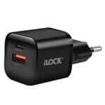 iLock 5094 GaN Wall Charger PD Type-C + QC3.0 USB 30W Fast Charging - Black - Image 3