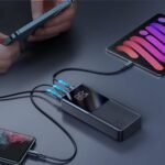 Joyroom JR-QP192 Power Bank 2x USB + Type-C + Micro 22.5W Fast Charging 20000mAh - Black - Image 7