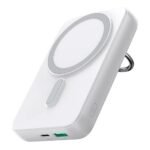Joyroom JR-W050 Magnetic Wireless Power Bank with Ring Holder USB + Type-C 20W Fast Charging 10000mAh - Image 4