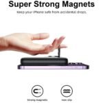 Joyroom JR-W050 Magnetic Wireless Power Bank with Ring Holder USB + Type-C 20W Fast Charging 10000mAh - Image 8
