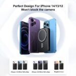 Joyroom JR-W050 Magnetic Wireless Power Bank with Ring Holder USB + Type-C 20W Fast Charging 10000mAh - Image 11