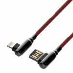Ldnio LS422 USB To Lightning Cable 90° Angle 2.4A Fast Charging 2m - Image 2